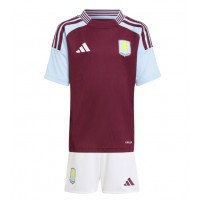 Dječji Nogometni Dres Aston Villa Domaci 2024-25 Kratak Rukav (+ Kratke hlače)